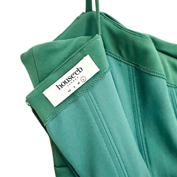 House of CB Milena Forest Corset Maxi Dress Size L Formal Wedding Guest Date - Picture 12 of 15